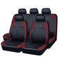 🚗【✨Limitierter — 50% RABATT!】 9-teiliges Leder-Autositzbezug-Set – Universelle Passform, Atmungsaktiv & Leicht zu Reinigen für perfekten Innenraum 🛋️
