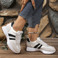 💎 50% RABATT! 💎 Damen-Freizeitschuhe – Klobige Sneaker mit 4 cm Platform, Rutschfest & Retro-Design in 6 Farben 🥿🌈