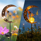 Skurrile Mond- und Feen-Solargartenleuchte