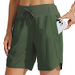 ✨Damen Hochtaillierte Sportshorts mit Schnelltrocknungsfunktion💥