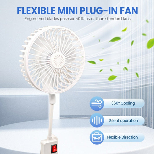 Flexibler Mini-Steckventilator