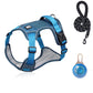 🐕 48% RABATT! ✨ Hundegeschirr ohne Zugkraft mit Leine und LED-Halsband – Vorderer D-Ring, Reflektierend, Verstellbar 🦮