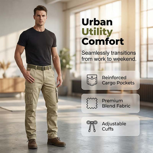 🩳🔧 50% RABATT! Klassische taktische Cargohose für Herren – Robust, funktional & mit vielen Taschen für Arbeit & Abenteuer 🌲