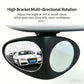 🚗 Doppel Spiegel für toten Winkel – 360° drehbar, HD Glas, wetterfester Kleber – simultane Sicht auf Vorder- & Hinterräder – für sicheres Parken & Spurwechsel