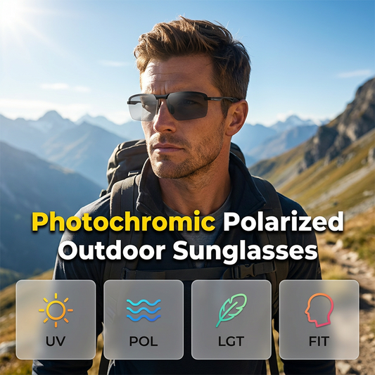 🤖🕶️ 50 % RABATT! Wie eine Brille, die von selbst liest! Sonne? Abdunkeln. Schatten? Wieder klar! Diese polarisierende Chamäleonbrille macht alles von allein – kein Brillenwechsel mehr, kein Blinzeln mehr, keine Kopfschmerzen mehr!