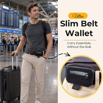 💳 LIMITED-TIME 50% RABATT! ✨ Schlankes Gürteltäschchen – Diskret, Leicht, Für Karten/Geld 🏃‍♂️