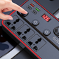 Multifunktionales Autoladegerät mit Steckdosen und USB-Anschluss