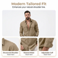 👔Lässiges Langarmhemd für Herren mit Taschen