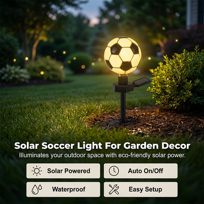 Fun Sporty Solar Light for Garden Decoration