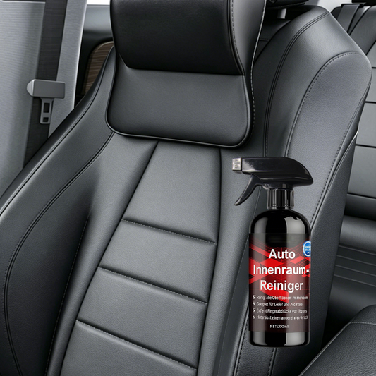 Universeller Innenraumreiniger für Autos – Spray für Polster, Kunststoff & Leder – entfernt Schmutz & Flecken – ideal für die regelmäßige Fahrzeugpflege
