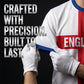 ⚽ England Fussball T-Shirt ✨ Oversize Relaxed Fit Kurzarmshirt mit großem Print | Lässiges Sport Freizeitshirt für Fans
