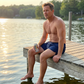 Schnelltrocknende Herren-Sommer-Badeshorts