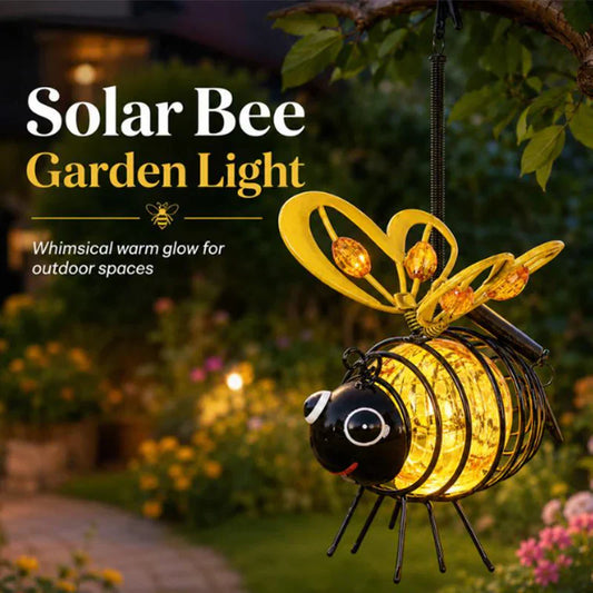🐝 JETZT 50 % RABATT! ☀️ Solarbetriebene Hängelampe für das Auto – bezauberndes Bienen-Design mit herzförmigen Flügeln – perfekt für Garten und Auto 🌸