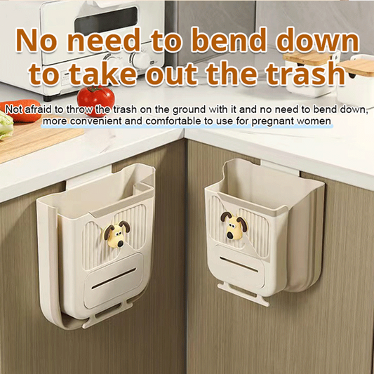 Hanging Folding Mini Kitchen Trash Can