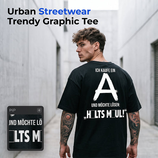 👕 50% RABATT! 🔥 Herren-Kurzarm-T-Shirt mit Rückenaufdruck – Weich, atmungsaktiv & lässig – Ideal für Alltag, Freizeit & sonnige Tage ☀️