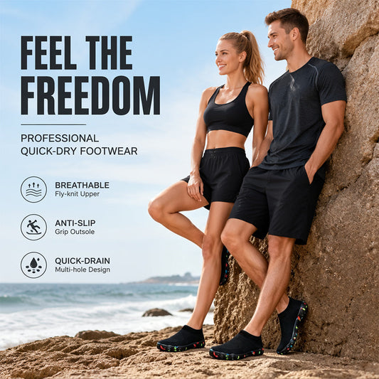📢📢50 % RABATT!! ⏰Schnelltrocknende Wasserschuhe für Damen und Herren