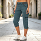 Capri-Cargo-Hose mit hoher Taille für Damen