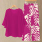 ⌛Limited Time Sale 50% OFF🔥Women’s Flutter Sleeve Top & Wide-Leg Pants Set