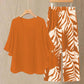 ⌛Limited Time Sale 50% OFF🔥Women’s Flutter Sleeve Top & Wide-Leg Pants Set