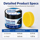 Glasherdreinigerpaste 80g mit Schwamm, Entferner von eingebrannten Flecken