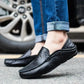 Handgefertigte Lederslipper für Herren im Mailänder Stil