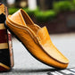 Handgefertigte Lederslipper für Herren im Mailänder Stil