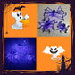 Halloween Schwarze Spinne Dekoration mit Licht