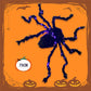 Halloween Schwarze Spinne Dekoration mit Licht