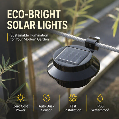 ⏳Begrenzte Zeit 50% Rabatt💥Outdoor Waterproof Solar LED Gutter Wall Lights