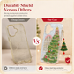 🎄Christmas Tree Art Deco Glitter Casing - Shockproof TPU Cellphone Case with Anti-Slip Grip, Durable All-Around Protection