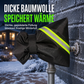 Winter Abdeckung für Außenwasserhähne zum Frostschutz – isolierte Wasserhahnabdeckung mit abgeschrägter Kante und leuchtgrünem Reflexionsstreifen